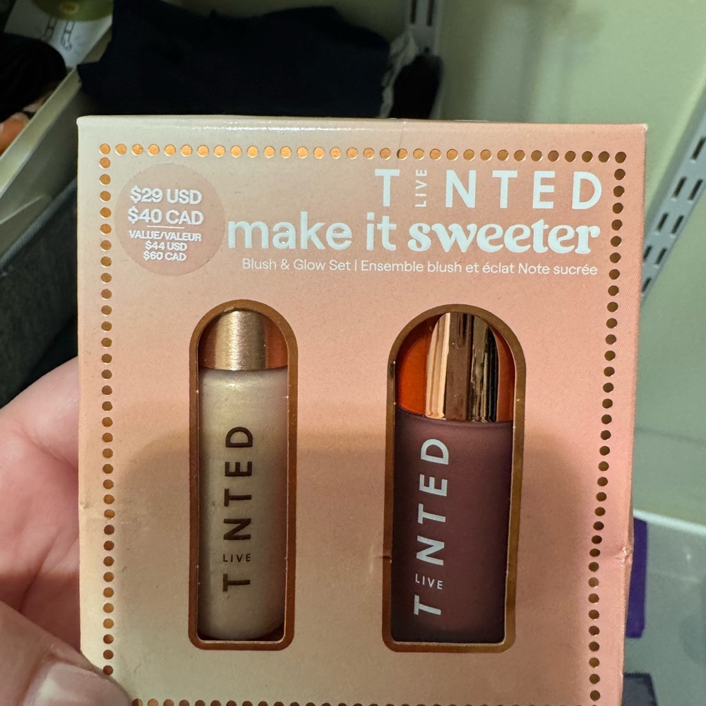 Tented Make It Sweeter Blush & Glow Set - Peach & Bronze